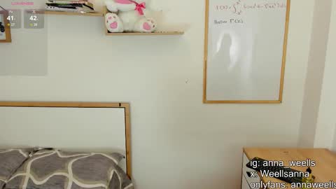  Anna Weells  online show from February 2026 01:30:02 PM