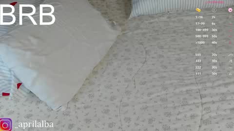 Snapshot of aprilinalba chatting on April 2026 08:19:02 AM ALEKSANDRA POLYAKOVA online show from April 2026 08:19:02 AM