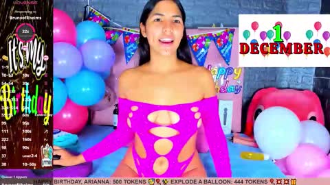 Snapshot of ariannalewis1 chatting on December 2025 07:41:01 PM Arianna online show from December 2025 07:41:01 PM