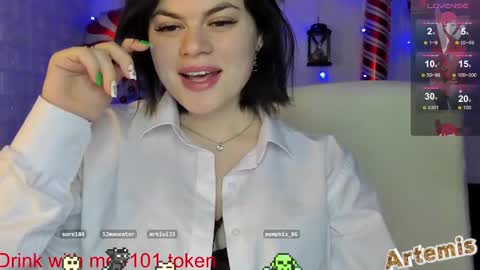 Artemis  my pvt is open and lovense is active  online show from January 2025 04:02:02 PM