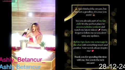 Ashly Betancur  online show from December 2024 06:06:01 AM