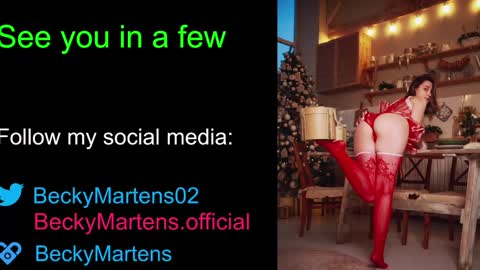BeckyMartens come join me on    while im offline here  online show from December 2024 03:11:02 AM