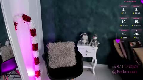 bellarooux online show from November 2025 12:08:02 PM