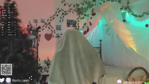 Snapshot of blushing_nymph chatting on December 2024 04:04:01 AM Im Nym Justa nymph on twitter and IG online show from December 2024 04:04:01 AM
