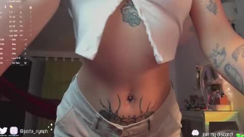 Snapshot of blushing_nymph chatting on January 2025 03:20:01 AM Im Nym Justa nymph on twitter and IG online show from January 2025 03:20:01 AM