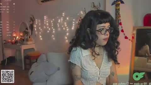 Snapshot of blushing_nymph chatting on February 2025 01:58:01 AM Im Nym Justa nymph on twitter and IG online show from February 2025 01:58:01 AM