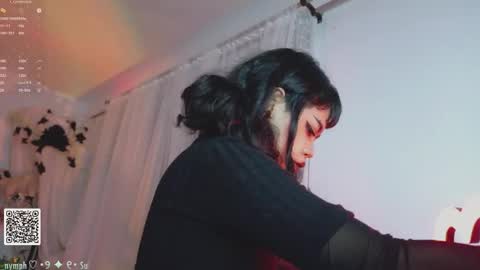 Snapshot of blushing_nymph chatting on October 2025 02:42:02 AM Im Nym Justa nymph on twitter and IG online show from October 2025 02:42:02 AM