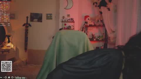 Snapshot of blushing_nymph chatting on October 2025 03:37:02 AM Im Nym Justa nymph on twitter and IG online show from October 2025 03:37:02 AM