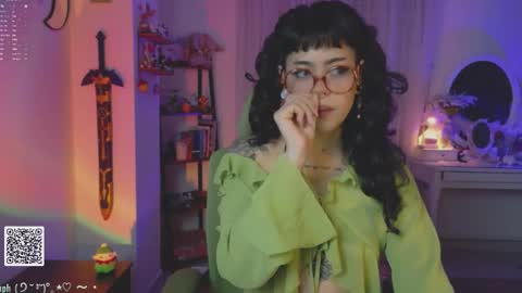 Snapshot of blushing_nymph chatting on November 2025 01:04:02 AM Im Nym Justa nymph on twitter and IG online show from November 2025 01:04:02 AM