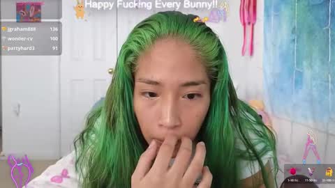 Snapshot of bunnycheekz chatting on January 2025 05:26:01 PM Tokki bunny online show from January 2025 05:26:01 PM