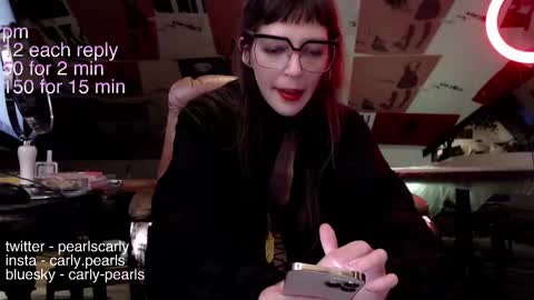 Carly Pearls online show from January 2025 06:46:01 AM