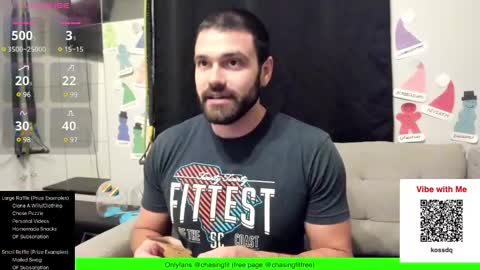 Snapshot of chasemason20 chatting on December 2024 02:20:02 AM Onlyfans chasingfit Instagram the arguer Twitter chasingfitOF online show from December 2024 02:20:02 AM