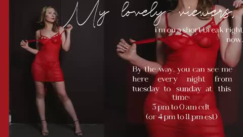 Julia online show from August 2026 09:46:02 PM