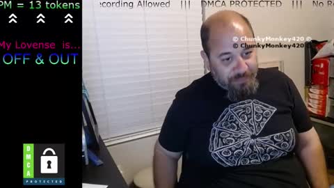 Snapshot of chunkymonkey420 chatting on March 2025 05:49:02 AM Spencer Smokey Bear online show from March 2025 05:49:02 AM