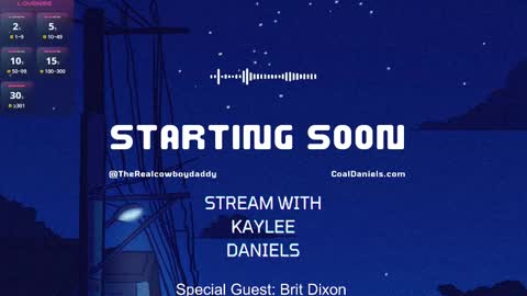 Coal Daniels online show from February 2025 04:50:01 AM