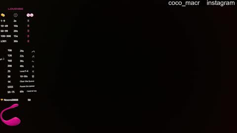 coco_macr online show from March 2026 04:57:01 PM