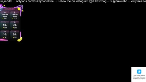 DUKE J              online show from November 2025 02:43:02 AM