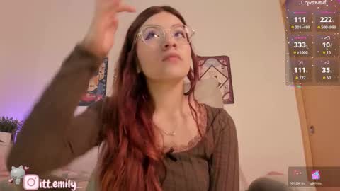 Snapshot of emilyincb1 chatting on February 2026 02:27:01 AM first stream May 5 ig online show from February 2026 02:27:01 AM