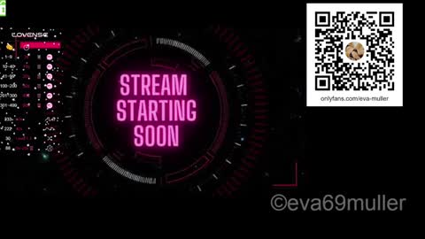 Snapshot of eva69muller chatting on January 2025 09:08:01 AM Eva next show 8pm CEST AMST online show from January 2025 09:08:01 AM