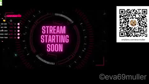 Snapshot of eva69muller chatting on February 2025 07:30:01 PM Eva next show 8pm CEST AMST online show from February 2025 07:30:01 PM