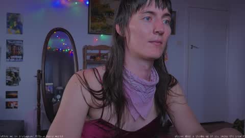 Snapshot of fernydew chatting on March 2025 06:35:01 AM Fern next stream 430pm Monday PST online show from March 2025 06:35:01 AM