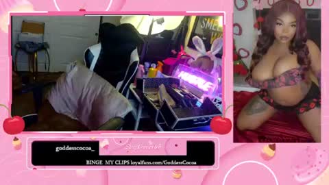 Snapshot of goddesscocoaa chatting on June 2026 01:36:02 AM Goddess Cocoa online show from June 2026 01:36:02 AM