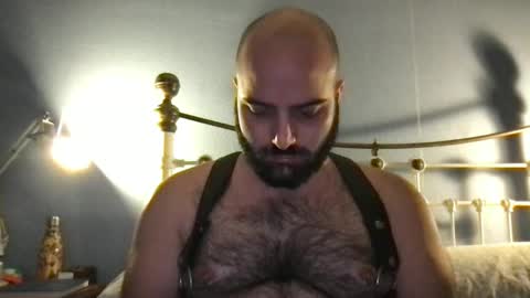Snapshot of hairyleatherguy chatting on December 2024 07:22:01 PM Hairy Guy online show from December 2024 07:22:01 PM