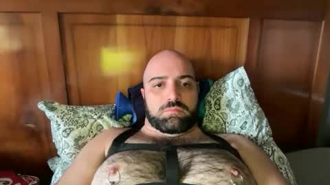 Snapshot of hairyleatherguy chatting on May 2026 04:34:01 PM Hairy Guy online show from May 2026 04:34:01 PM