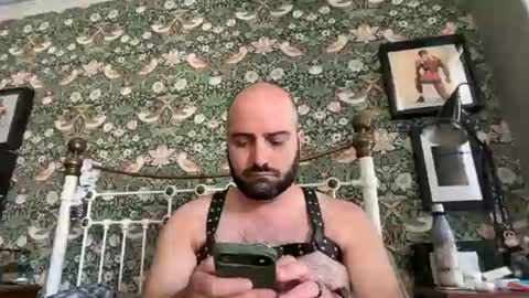 Snapshot of hairyleatherguy chatting on July 2026 11:01:02 AM Hairy Guy online show from July 2026 11:01:02 AM