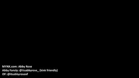 Abby Rose online show from January 2026 08:23:01 PM