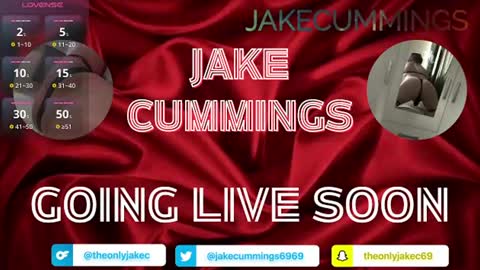 Jake Cummings online show from July 2026 12:02:01 AM