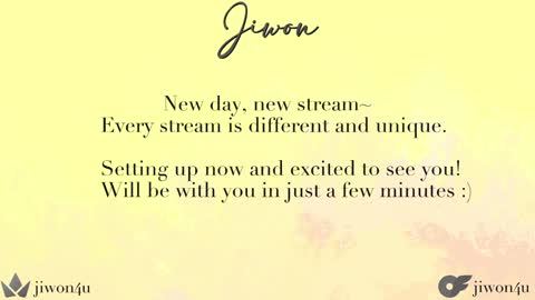 Jiwon online show from January 2025 08:57:02 AM