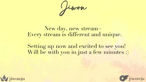 Jiwon online show from February 2025 12:16:01 PM