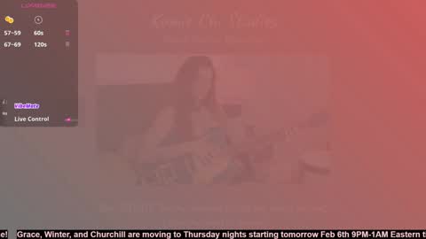 Grace 25 and UNSEEN FEMALE MYSTERY GUEST 19 online show from February 2025 02:33:01 AM