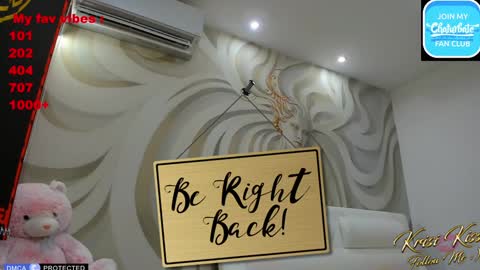 Snapshot of krisi_kiss chatting on January 2025 06:56:01 AM KrisiFollow me  Thumb UP  online show from January 2025 06:56:01 AM