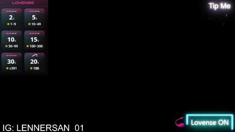 Lenner INDEPENDENT MODEL online show from December 2024 10:22:02 AM