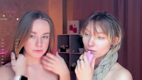 Snapshot of lisanelsona chatting on December 2024 07:05:01 AM Hello our names are Kate and Alice this is our first day here. online show from December 2024 07:05:01 AM
