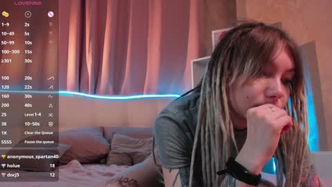 Snapshot of lisanelsona chatting on January 2025 06:24:01 AM Hello our names are Kate and Alice this is our first day here. online show from January 2025 06:24:01 AM