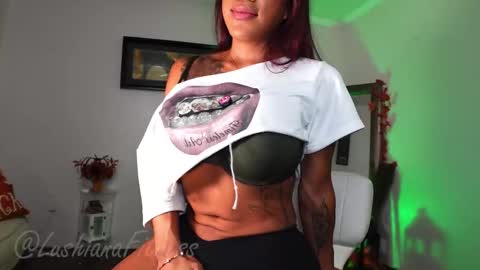 Snapshot of lushianafitness chatting on October 2025 01:08:02 PM SHOWS ALL MONDAY WEDNESDAYFRIDAYSATURDAY  IN THE MORNING online show from October 2025 01:08:02 PM