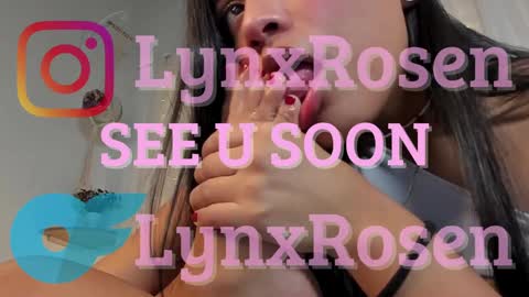 Snapshot of lynxrosen chatting on December 2024 06:14:01 AM Lynx Rosen online show from December 2024 06:14:01 AM