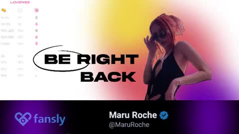Maru Roche online show from June 2026 08:40:02 PM