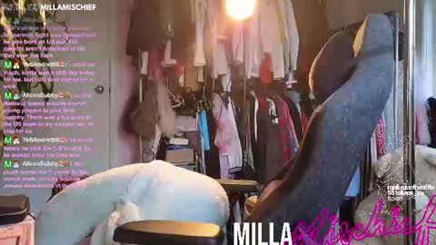 Snapshot of millamischief chatting on June 2026 07:59:01 PM Milla Mischief online show from June 2026 07:59:01 PM