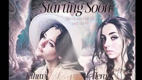 Hera  Tethra Bathtub stream  20k followers  Ask about our custom videos3 online show from January 2025 11:11:02 AM