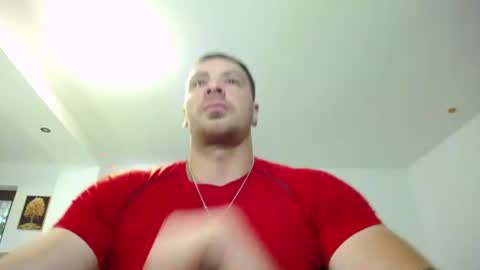 Snapshot of muscleaj69 chatting on June 2026 05:23:02 AM AJ online show from June 2026 05:23:02 AM