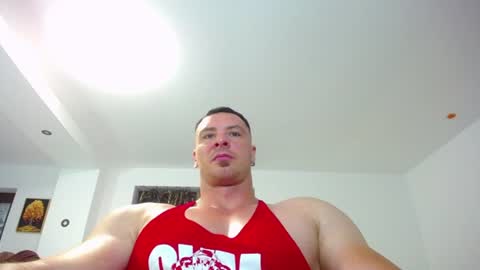 Snapshot of muscleaj69 chatting on July 2026 05:54:02 AM AJ online show from July 2026 05:54:02 AM