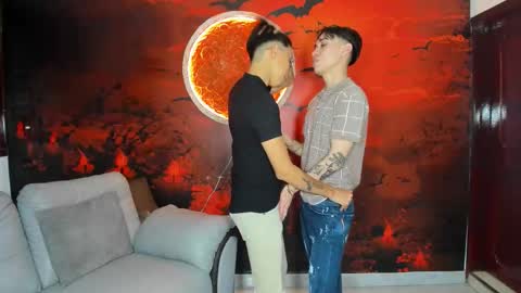 Snapshot of patrick_ander chatting on February 2026 08:21:01 PM patrick 19 bottom---- ander 18 top online show from February 2026 08:21:01 PM