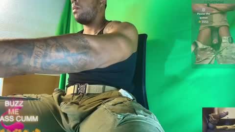 Snapshot of proudlyblack30 chatting on July 2026 02:12:02 PM sergeant. online show from July 2026 02:12:02 PM