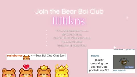 Rosie Bones online show from December 2025 01:39:01 PM