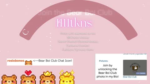 Rosie Bones online show from December 2025 11:11:01 PM