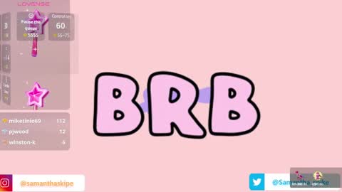 Samantha online show from January 2025 05:58:02 AM